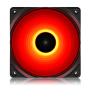 VENTILATOR DEEPCOOL PC RF120R LED, 120x120x25 mm, 4 red LED, Hydro Bearing, 