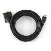 CABLU video GEMBIRD, adaptor HDMI (T) la DVI-D SL (T), 4.5m, conectori auriti, negru, 
