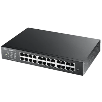 ZYXEL | GS1900-24-EU0102F | GS1900-24 v2 | Switch | Smart Managed | Layer 2 | Rackmount | Porturi 24 Gigabit, 2 Gigabit SFP | Fanless, 