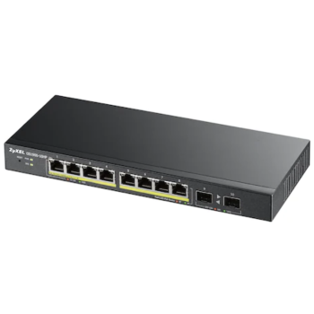 ZYXEL GS1100-10HP 10PORT GBE POE SWITCH, 