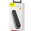 SUPORT numar de telefon parbriz Baseus, functie de inchidere si deschidere prin apasare, sase seturi de numere incluse, argintiu 
