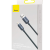 CABLU alimentare si date Baseus Crystal Shine, Fast Charging Data Cable pt. smartphone, USB la Lightning Iphone 2.4A, 2m, negru 