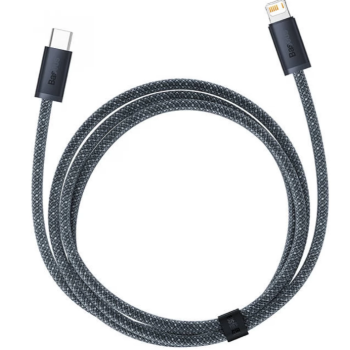 CABLU alimentare si date Baseus Dynamic Series, Fast Charging Data Cable pt. smartphone, USB Type-C la Lightning Iphone 20W, 1m, braided, gri 