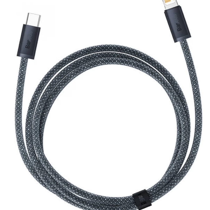CABLU alimentare si date Baseus Dynamic Series, Fast Charging Data Cable pt. smartphone, USB Type-C la Lightning Iphone 20W, 1m, braided, gri 