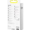 CABLU alimentare si date Baseus Dynamic Series, Fast Charging Data Cable pt. smartphone, USB la Lightning Iphone 2.4A, 1m, braided, alb 