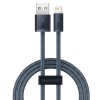 CABLU alimentare si date Baseus Dynamic Series, Fast Charging Data Cable pt. smartphone, USB la Lightning Iphone 2.4A, 1m, braided, gri 