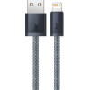 CABLU alimentare si date Baseus Dynamic Series, Fast Charging Data Cable pt. smartphone, USB la Lightning Iphone 2.4A, 1m, braided, gri 