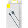 CABLU alimentare si date Baseus Dynamic Series, Fast Charging Data Cable pt. smartphone, USB la Lightning Iphone 2.4A, 1m, braided, gri 