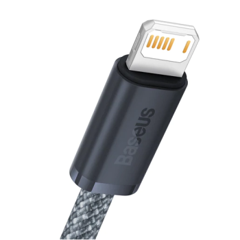 CABLU alimentare si date Baseus Dynamic Series, Fast Charging Data Cable pt. smartphone, USB la Lightning Iphone 2.4A, 1m, braided, gri 