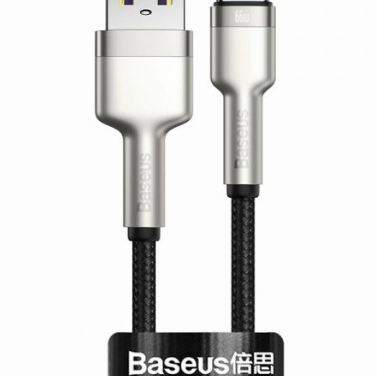 CABLU alimentare si date Baseus Cafule Series, Fast Charging Data Cable pt. smartphone, USB la USB Type-C 66W, braided, 1m, negru 