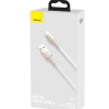 CABLU alimentare si date Baseus Cafule Series, Fast Charging Data Cable pt. smartphone, USB la USB Type-C 66W, braided, 1m, alb 