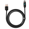 CABLU alimentare si date Baseus Display, Fast Charging Data Cable pt. smartphone, USB la USB Type-C 66W, braided, 1m, negru 