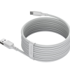CABLU alimentare si date Baseus Simple Wisdom, Fast Charging Data Cable pt. smartphone, USB la USB Type-C 5A (2buc/set), 1.5m, alb 