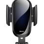 SUPORT AUTO Baseus Future Gravity pt SmartPhone,fixare grila ventilatie,ofera posibilitatea reglarii unghiului de vizionare pe verticala si orizontala (360 de grade),negru 