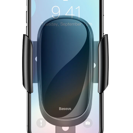 SUPORT AUTO Baseus Future Gravity pt SmartPhone,fixare grila ventilatie,ofera posibilitatea reglarii unghiului de vizionare pe verticala si orizontala (360 de grade),negru 