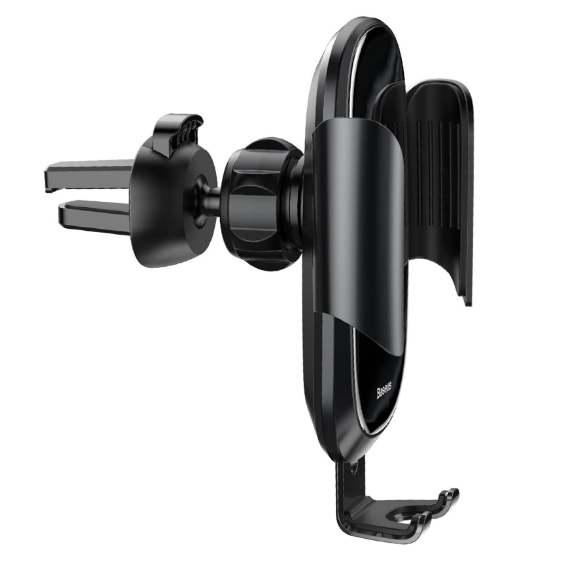 SUPORT AUTO Baseus Future Gravity pt SmartPhone,fixare grila ventilatie,ofera posibilitatea reglarii unghiului de vizionare pe verticala si orizontala (360 de grade),negru 