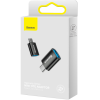 ADAPTOR Baseus Ingenuity Series Mini OTG, USB 3.1 (M) la USB Type-C (T), corp metalic, negru 