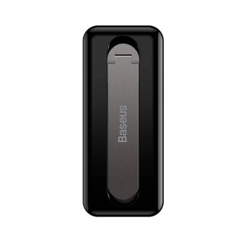 SUPORT Telefon Baseus Foldable Bracket, pliere 90 grade, rotire 360 grade, grosime 4mm, autoadeziv, negru 