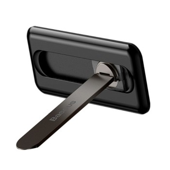 SUPORT Telefon Baseus Foldable Bracket, pliere 90 grade, rotire 360 grade, grosime 4mm, autoadeziv, negru 