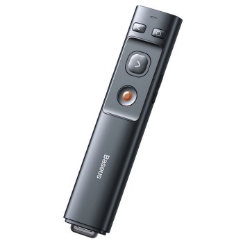 PRESENTER Baseus, wireless, laser 2.4 GHz, max. 100m, nu include baterie 1 x AAA, gri 