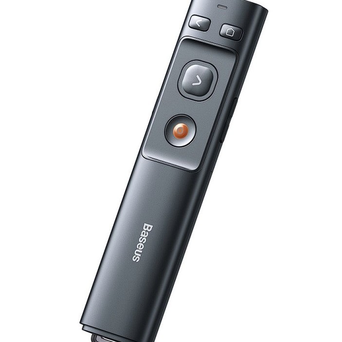 PRESENTER Baseus, wireless, laser 2.4 GHz, max. 100m, nu include baterie 1 x AAA, gri 