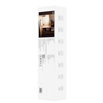 LAMPA BIROU LED Baseus Magnetic Stepless, 100 lumeni,4.5W,3 trepte intensitate luminoasa,4 butoane tactile,magnetic, ABS, alimentare: cablu inclus, gri 