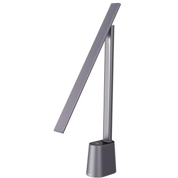 LAMPA BIROU LED Baseus Smart Eye Series,5W, dimensiuni: 350*53*382mm, 3 trepte intensitate lum,mat ABS+PC+aliaj de aluminiu,rotire 180 grade,alimentare:cablu USB-C inclus,gri 