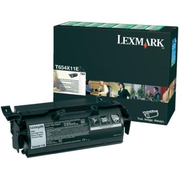 Toner Original Lexmark Black, T654X11E, pentru T650|T652|T654|T656, 36K, (timbru verde 1.2 lei) , 