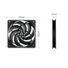 VENTILATOR ARCTIC PC, P12 SLIM PWM PST , 120x120x25mm, w/ PWM & cablu PST, low noise FD bearing, high static pressure, 