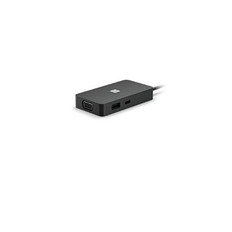 MS Surface USB-C Travel Hub COMM DA/FI/NO/SV Hdwr Black, 