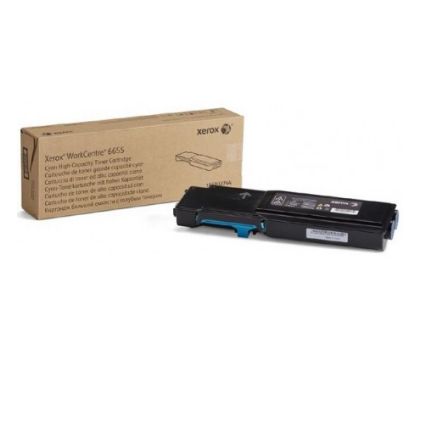 Toner Original Xerox Cyan, 106R02752, pentru WorkCentre 6655, 7.5K, (timbru verde 1.2 lei) , 