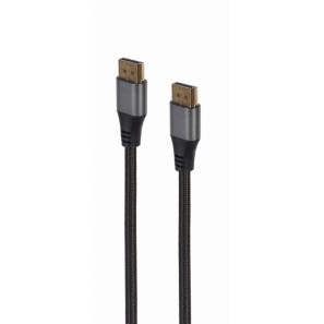 CABLU video GEMBIRD, DisplayPort (T) la DisplayPort (T), 1.8m, DP 1.4, premium, conectori auriti, rezolutie maxima 8K (7680 x 4320) la 60 Hz, negru, 