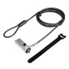 CABLU securitate LOGILINK pt. notebook, slot Wedge (Noble Lock), cifru cu patru discuri, cablu otel, 