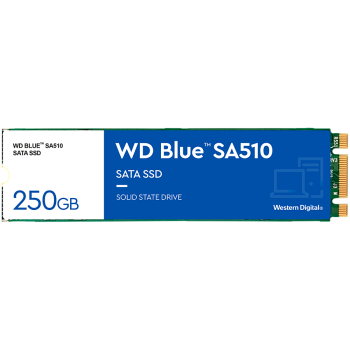 WD Blue SA510 SSD 250GB M.2 2280 SATA III 6Gb/s internal single-packed, 