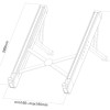 Neomounts Newstar foldable laptop stand Silver 