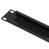 EXTRALINK EX.9670 Cable organizer 1U with brush black 