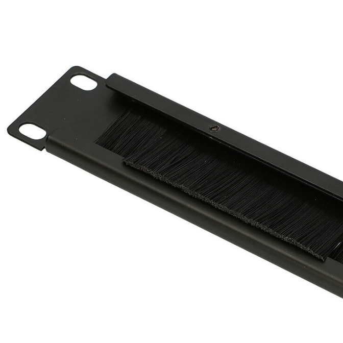 EXTRALINK EX.9670 Cable organizer 1U with brush black 