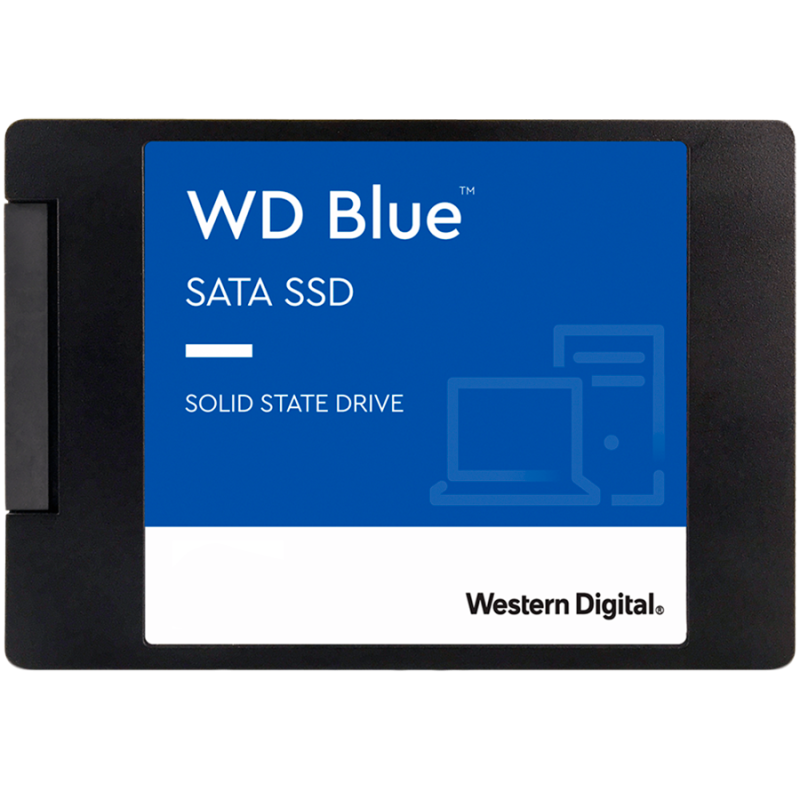 WD SSD 500GB BLUE 2.5 SATA3 WDS500G3B0A, 