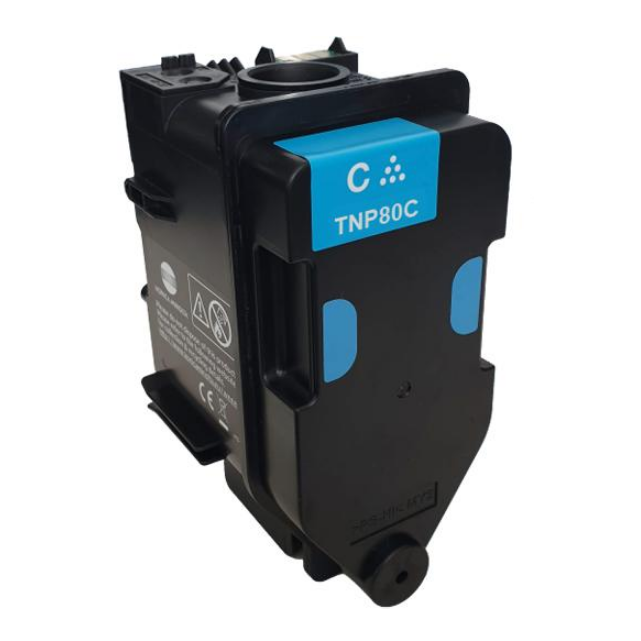 Toner Original Konica-Minolta Cyan, TNP80C, pentru Bizhuc C3300i|C3320i, 9K, (timbru verde 1.2 lei) , 