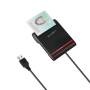 CITITOR DE CARDURI LOGILINK, pentru smart ID, USB 2.0, 0.9m, negru, 