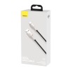 CABLU alimentare si date Baseus Cafule Metal, Fast Charging Data Cable pt. smartphone, USB la USB Type-C 66W, 2m, negru 