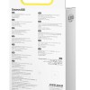 CABLU alimentare si date Baseus Dynamic, Fast Charging Data Cable pt. smartphone, USB la USB Type-C 100W, brodat, 1m, alb 