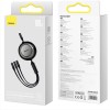 CABLU alimentare si date Baseus Bright Mirror 2 One-for-three Retractable,pt smartphone,USB Type-C la Micro-USB+Lightning+USB Type-C 100W,1.1m,negru 