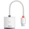 CABLU video Baseus Lite, HDMI (T) la 1 x VGA (M) 1920x1080 la 60Hz, lungime 0.20m, alb 