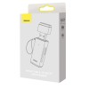 CARD READER extern Baseus Lite, interfata USB 3.0, citeste/scrie: SD, microSD viteza pana la 480Mbps,  suporta carduri maxim 512 GB, metalic, gri 