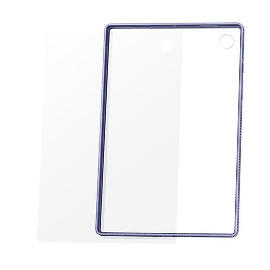 Galaxy Tab A8; Clear Edge Cover; Lavender 