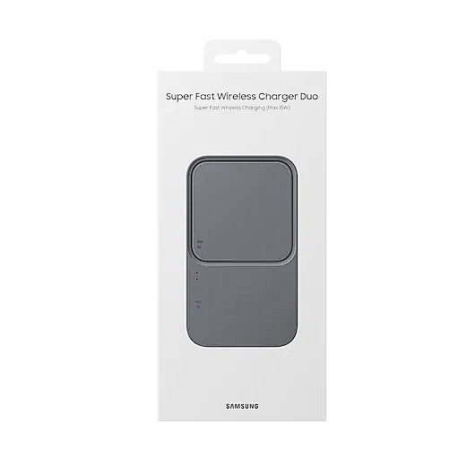 Wireless Charger Duo 15W Super Fast Wireless Charge; Black 