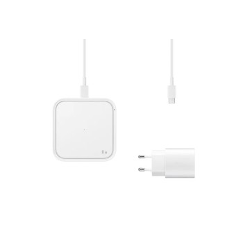 Wireless Charger Pad 15W Super Fast Wireless Charge; White 