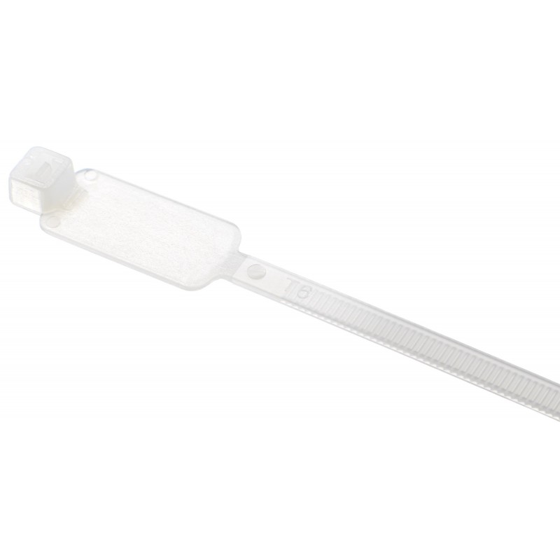 Brida plastic 2,5 x 200 eticheta (100 buc)- ELEMATIC, 