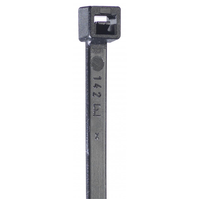 Brida plastic 3,5 x 140 black rezistenta UV (100buc) - ELEMATIC, 